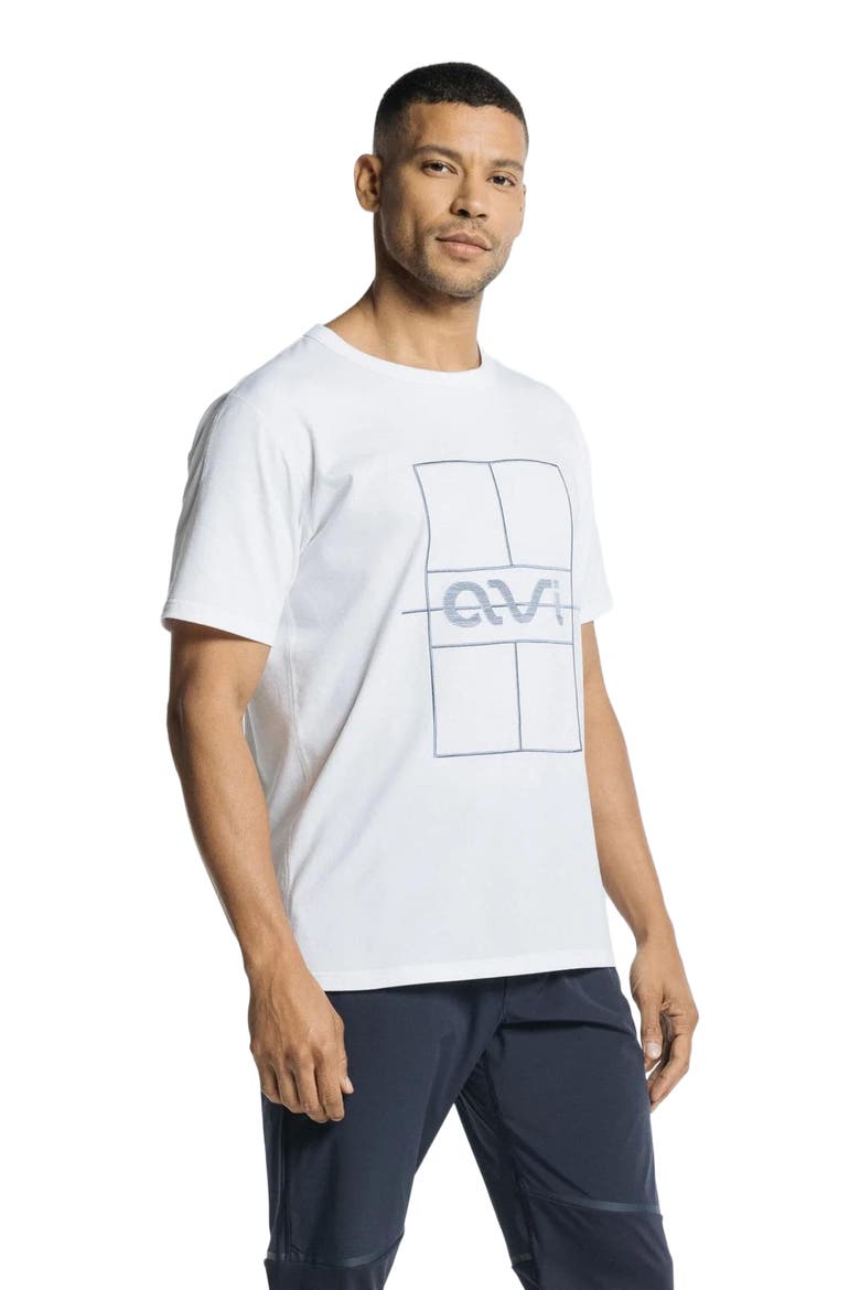 Pickleball Short Sleeve, Main, color, White Lotus