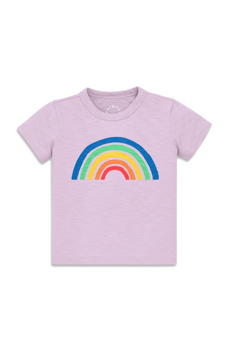 Primary Baby Cutout Rainbow Tee, Main, color, Hydrangea