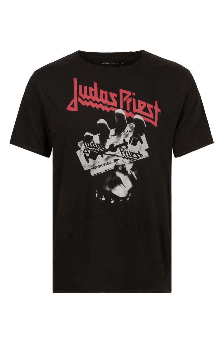 John Varvatos Cotton Graphic Tee, Alternate, color, 