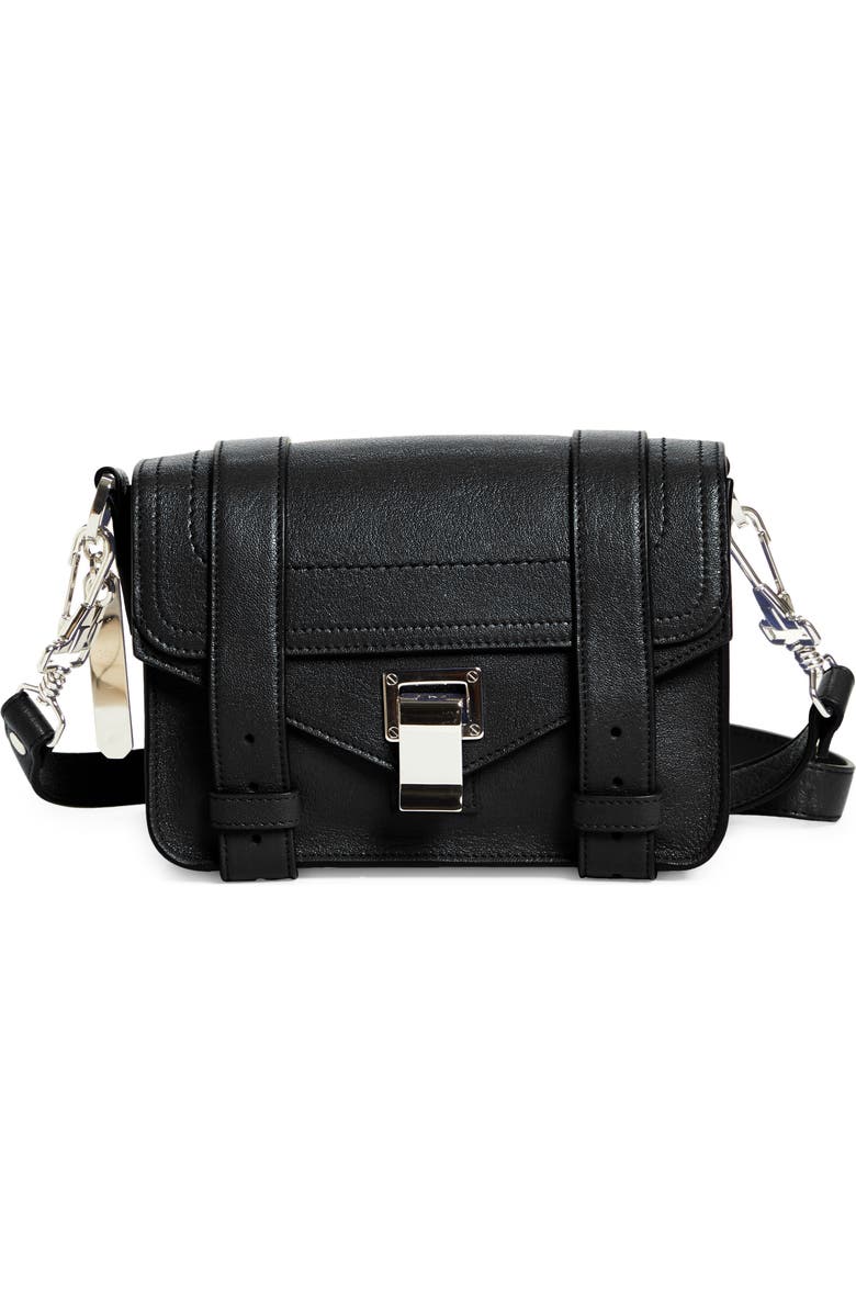 Proenza Schouler Mini PS1 Leather Crossbody Bag, Main, color,