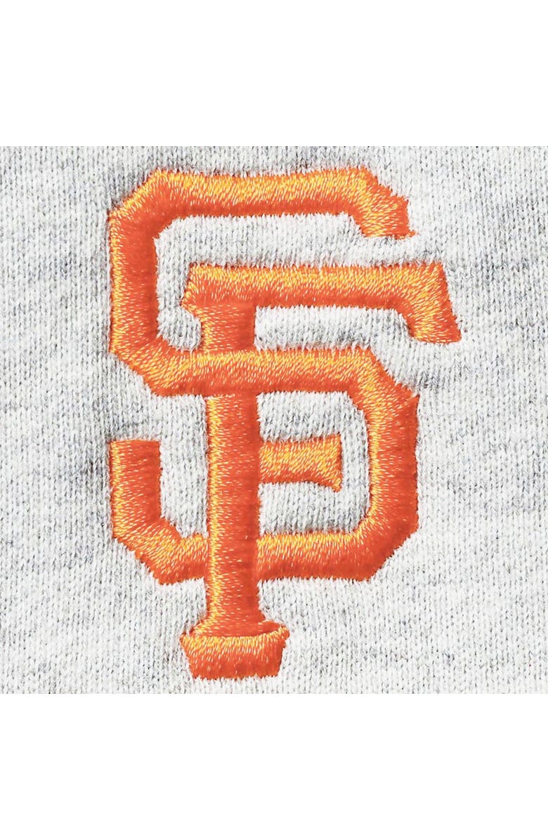 vineyard vines Men's Vineyard Vines Heather Gray San Francisco Giants Shep Shirt Quarter-Zip Sweatshirt, Alternate, color, 