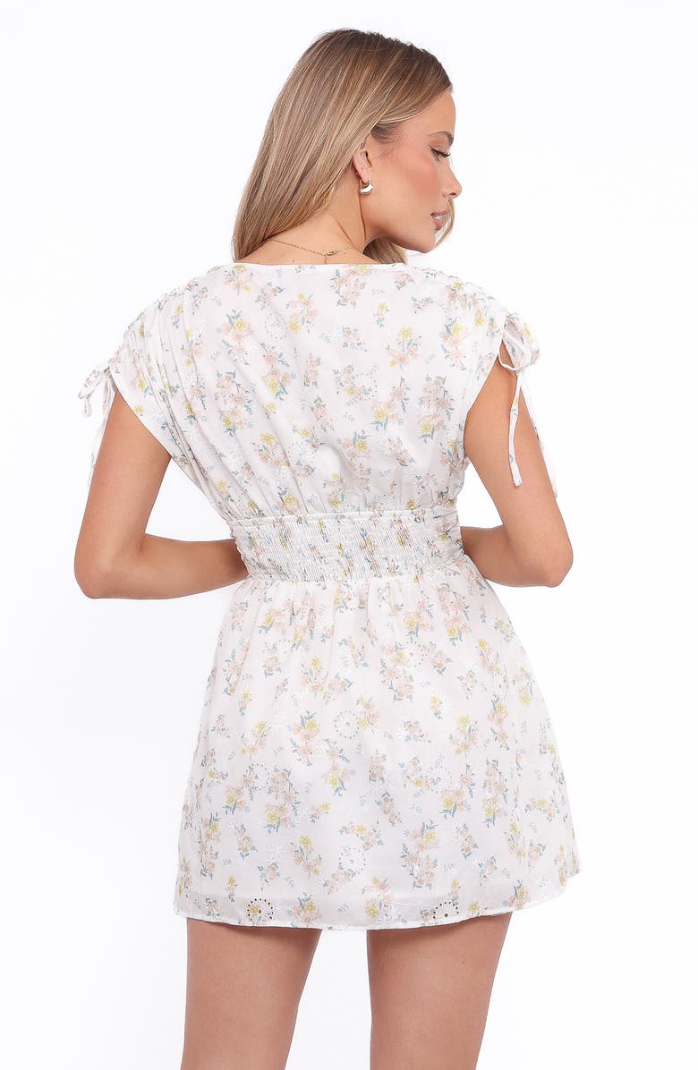 Petal & Pup Wendi Ruffle Minidress, Alternate, color, Floral