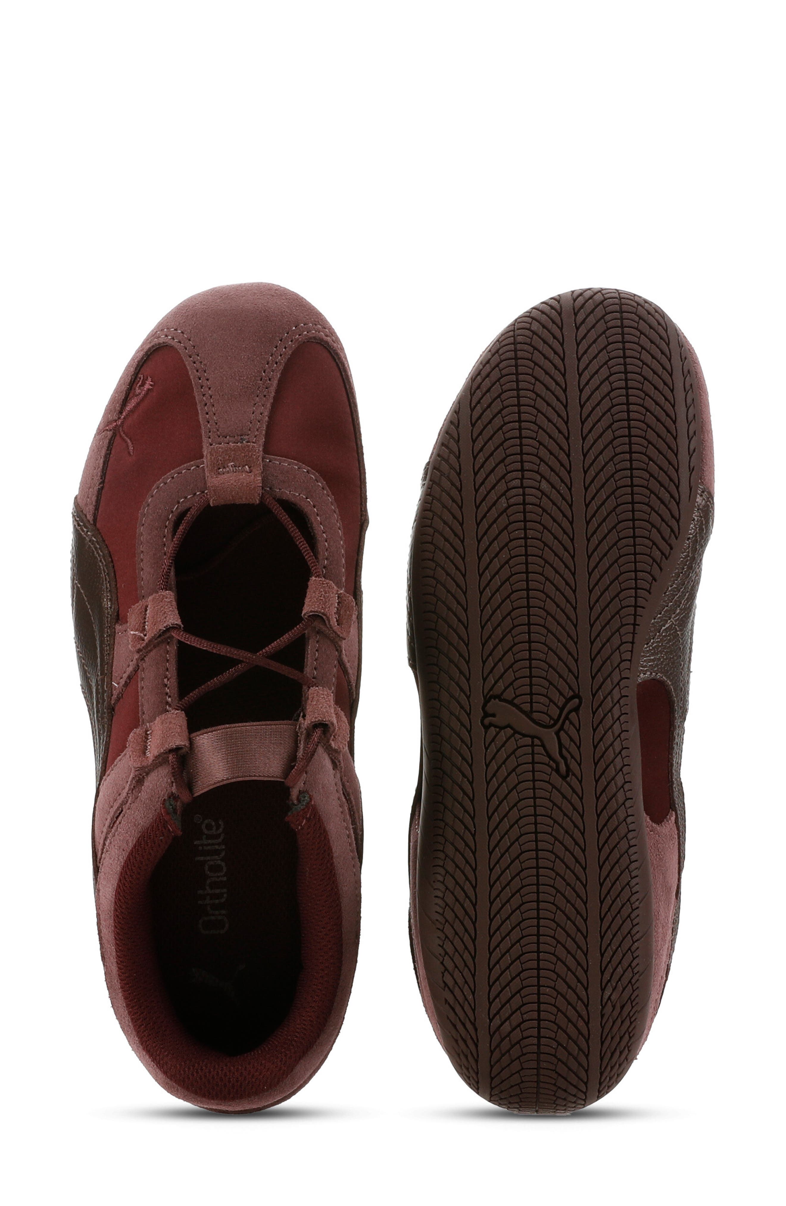 Speedcat Go Ruby Leather Sneaker, Alternate, color, RICH COCOA/ CHOCOLATE/ RUBY