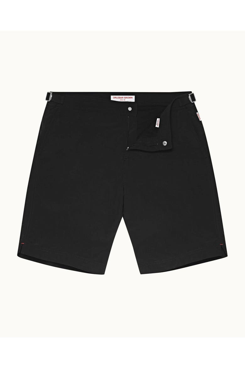 Dane Longest-Length Swim Shorts, Alternate, color, Black
