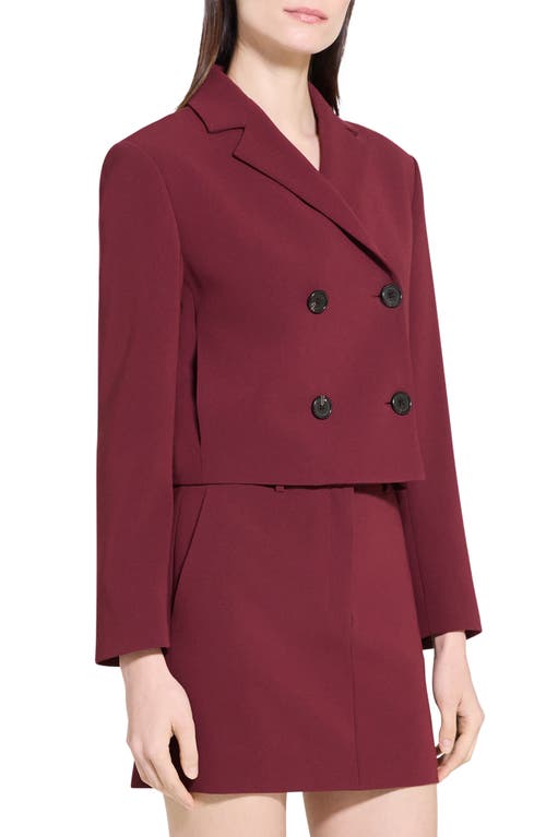 Theory Admiral Double Breasted Crop Jacket
