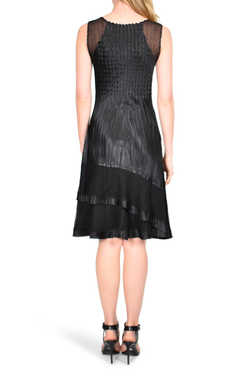 Komarov Charmeuse Dress with Long Jacket, Alternate, color, 