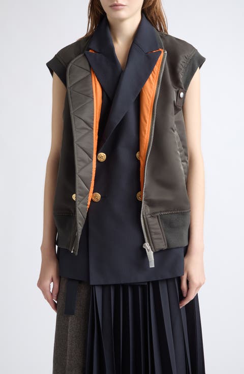 Nylon Twill & Suiting Vest
