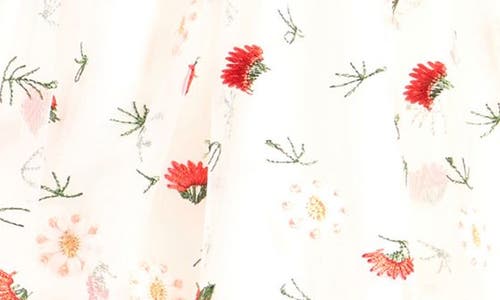 Pippa & Julie Kids' Marni Floral Embroidered Party Dress
