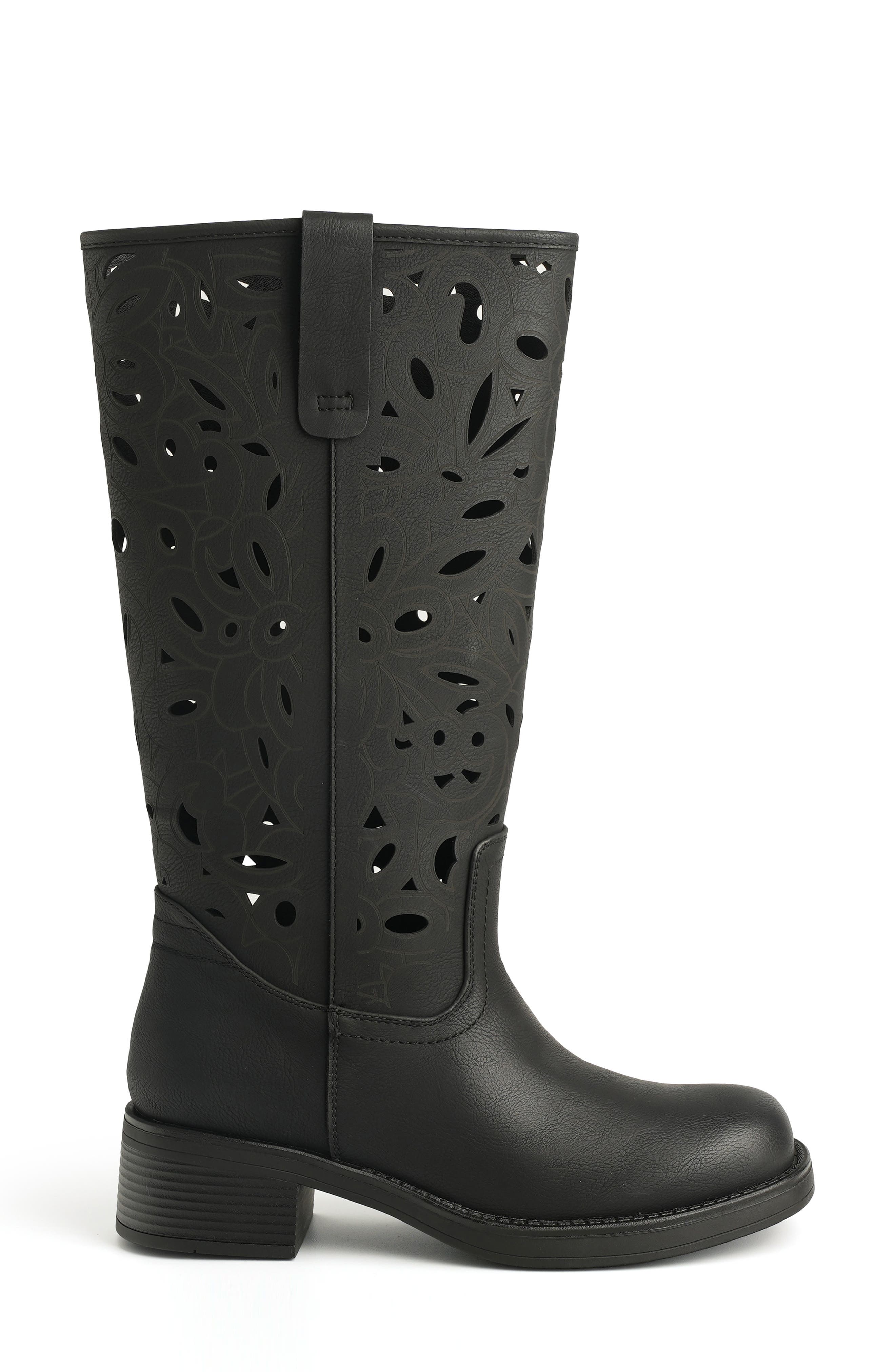 NEW YORK AND COMPANY Curtis Cutout Boot, Alternate, color, 