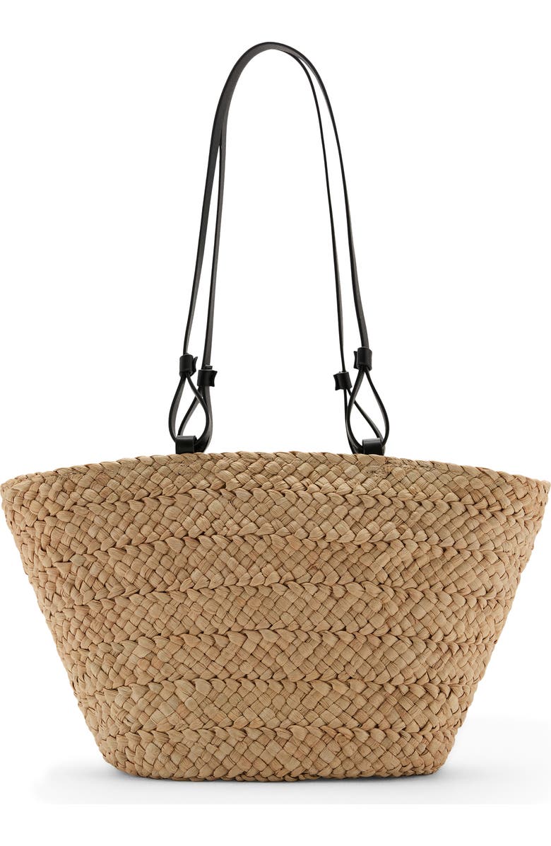 MANGO TEEN Raffia Tote, Main, color,