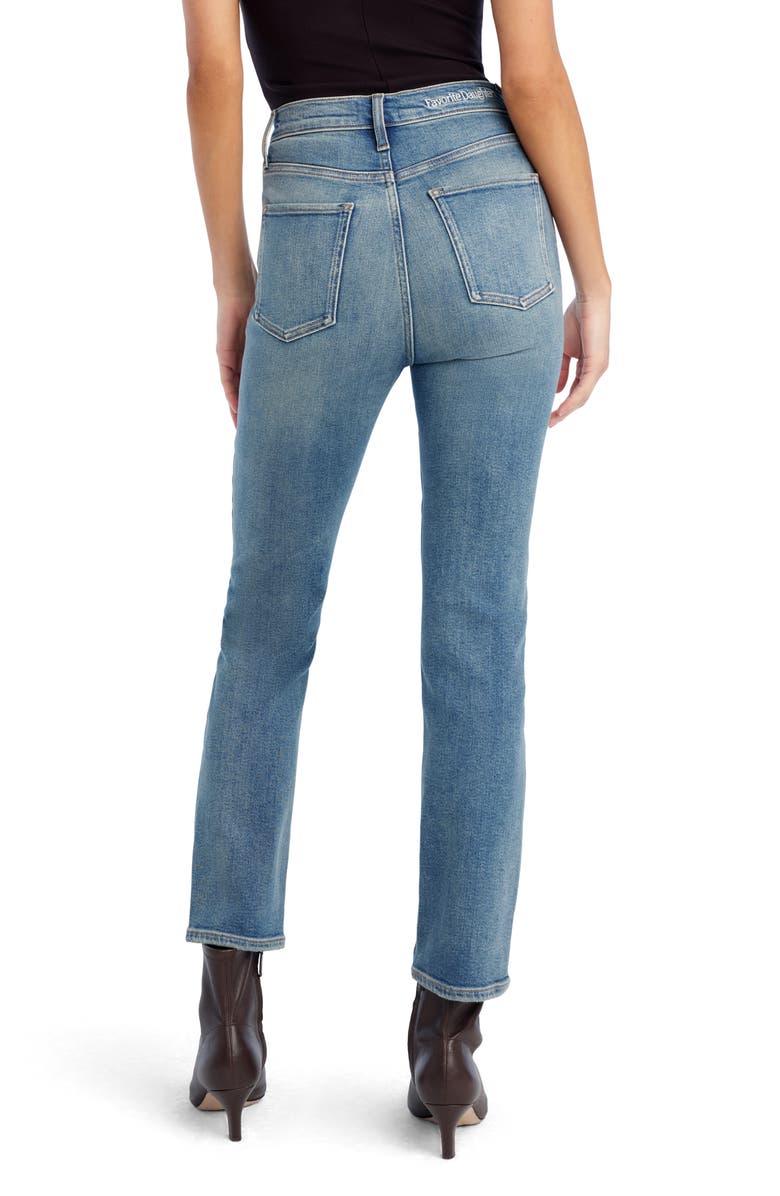 Favorite Daughter The Valentina Super High Waist Bootcut Jeans, Alternate, color, Gramercy