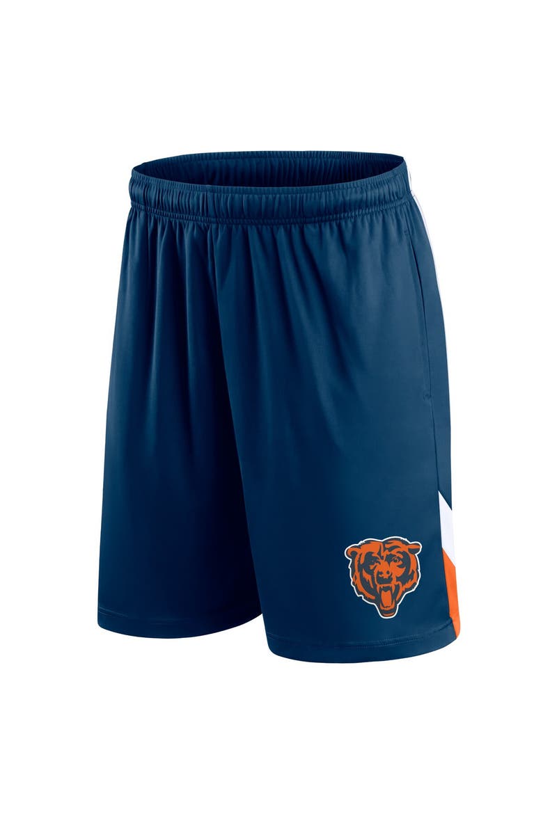 Men's Fanatics Branded Navy Chicago Bears Slice Shorts, Alternate, color, Navy