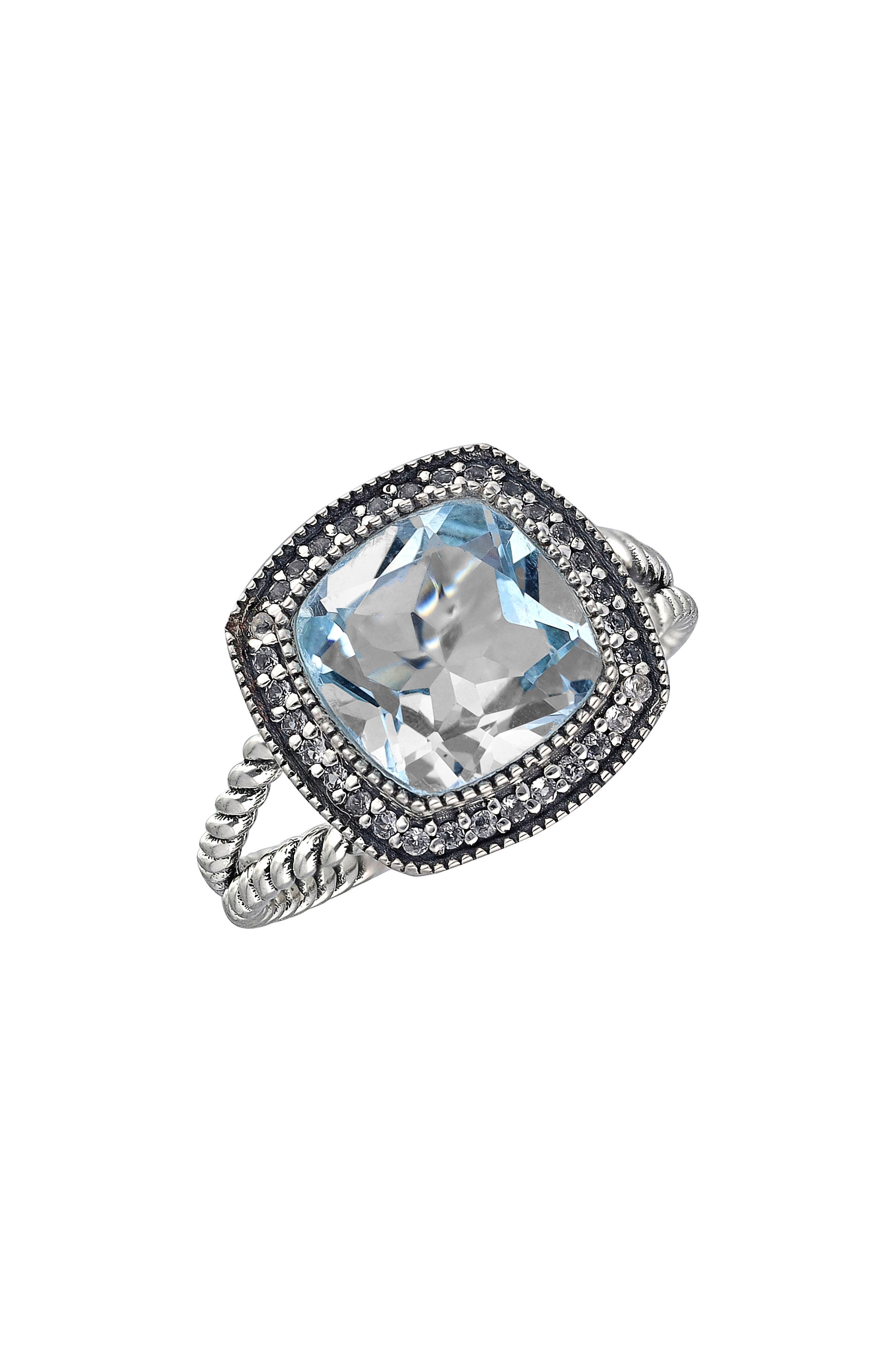 YS GEMS Blue Topaz Ring
