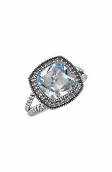 YS GEMS Blue Topaz Ring