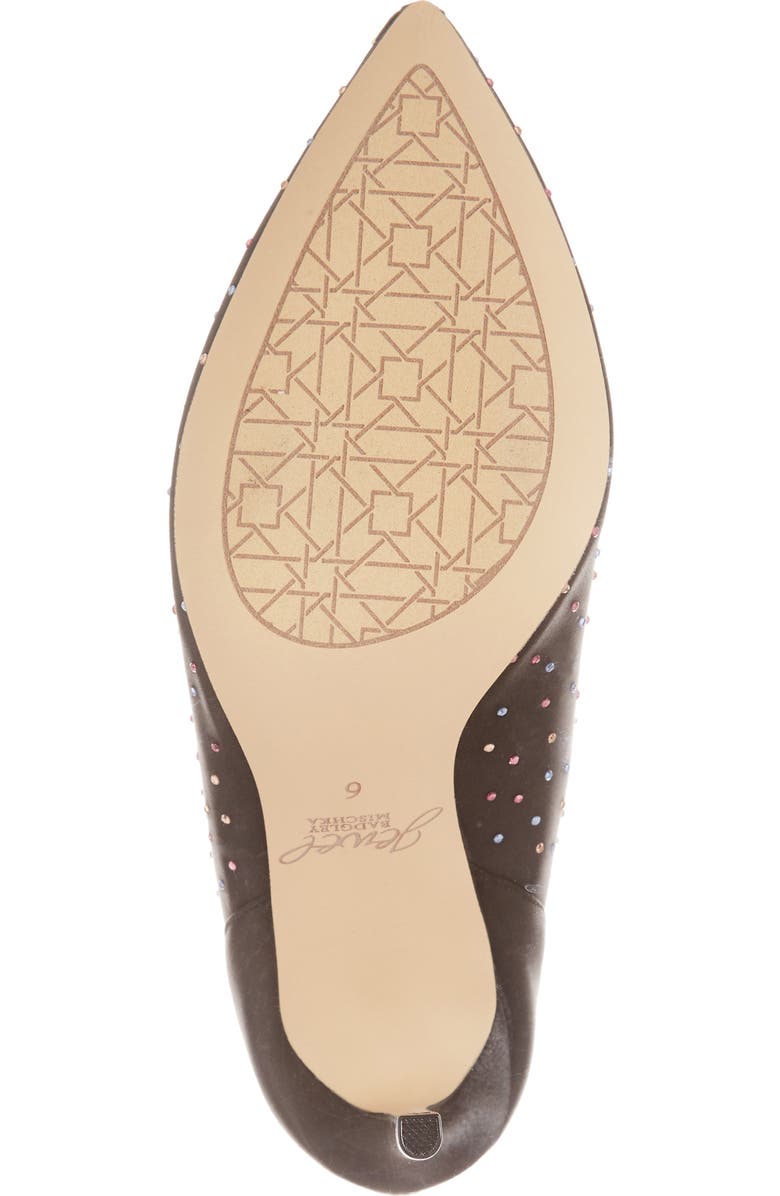 Jewel Badgley Mischka Margot Embellished Stretch Bootie, Alternate, color,