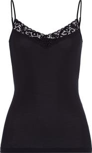 HANRO Moments V-Neck Cotton Camisole