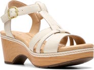 Clarks® Seannah Madi Wedge Sandal - Wide Width Available