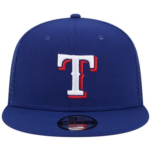Men's New Era Royal Texas Rangers Team Color Trucker 9FIFTY Snapback Hat