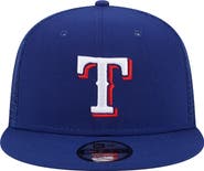 New Era Men's New Era Royal Texas Rangers Team Color Trucker 9FIFTY Snapback Hat