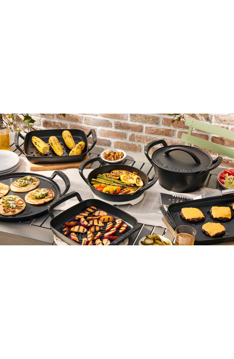 Le Creuset Alpine Outdoor Grill Pan, Alternate, color, Matte Black