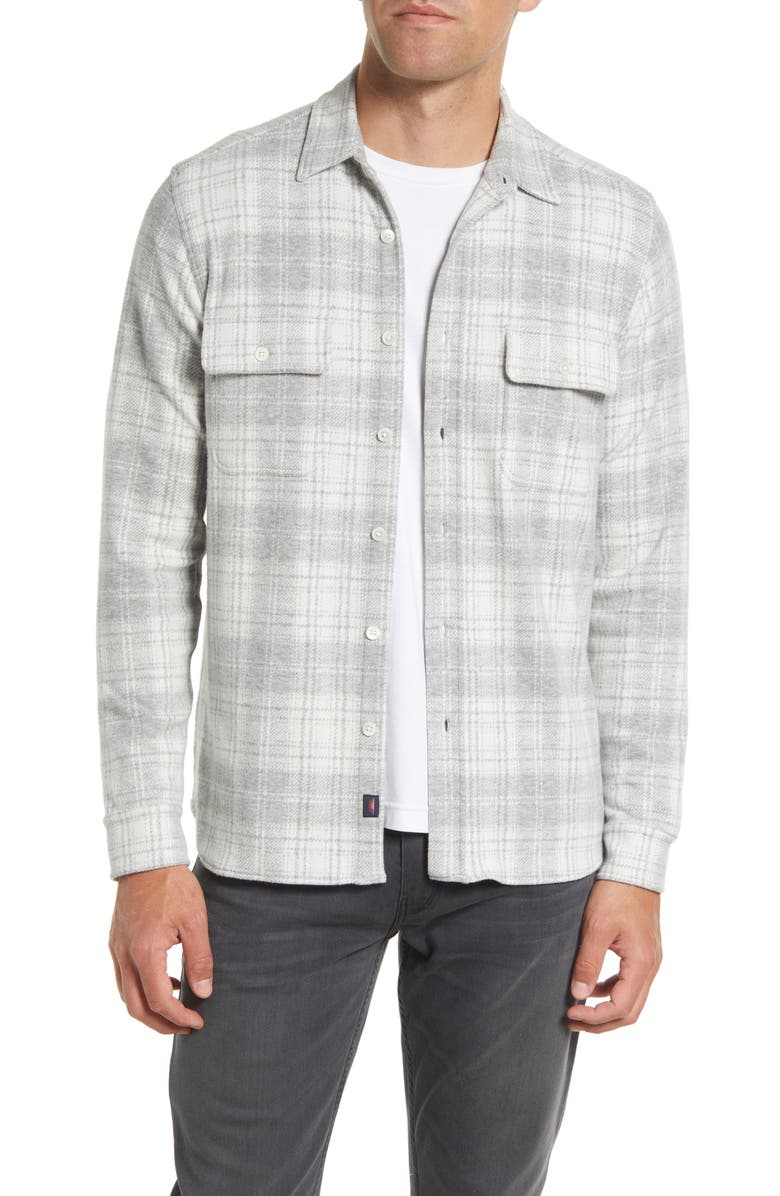 Faherty Legend Plaid Flannel Button-Up Shirt, Main, color,