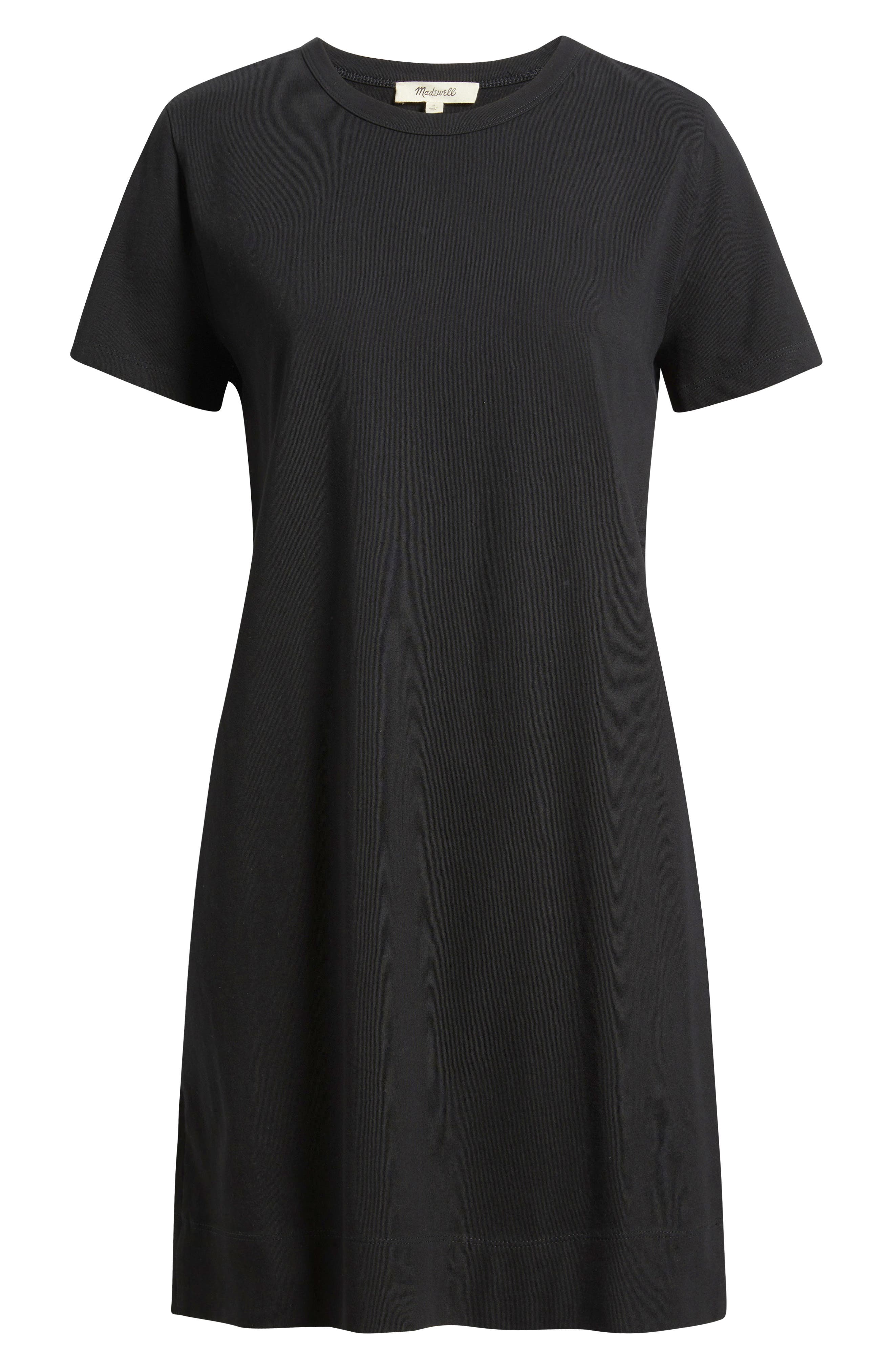 black short sleeve t shirt dress Madewell T-Shirt Mini | | Size S Size:66L off shoulder prom gown Kris Jenner's Transformation Stuns the fabric stays breathable