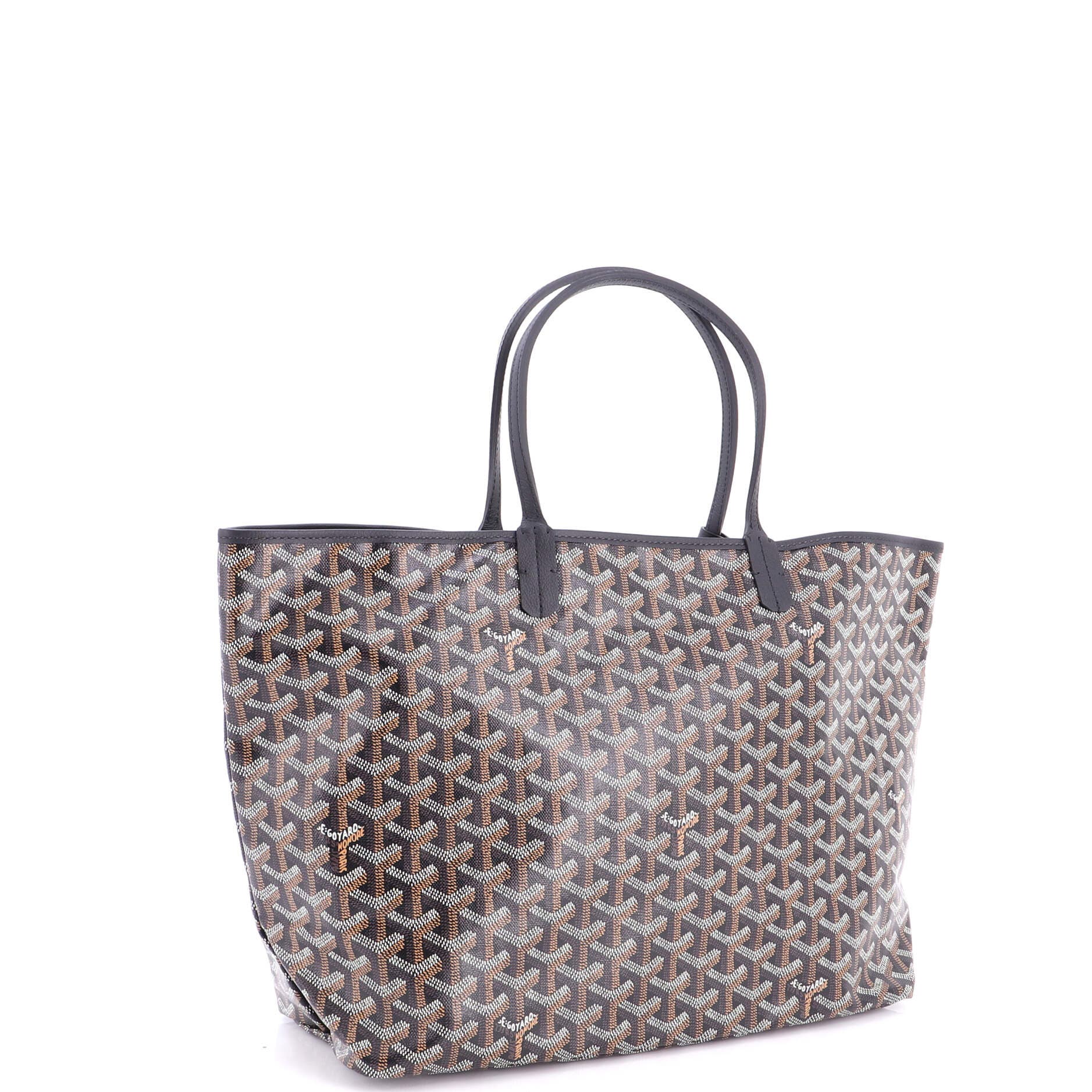 Pre-Owned Goyard Saint Louis Tote Coated Canvas PM, Alternate, color, Black