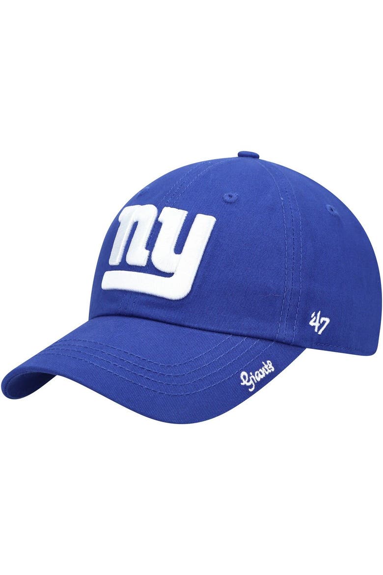 Women's '47 Royal New York Giants Miata Clean Up Primary Adjustable Hat, Main, color, Royal