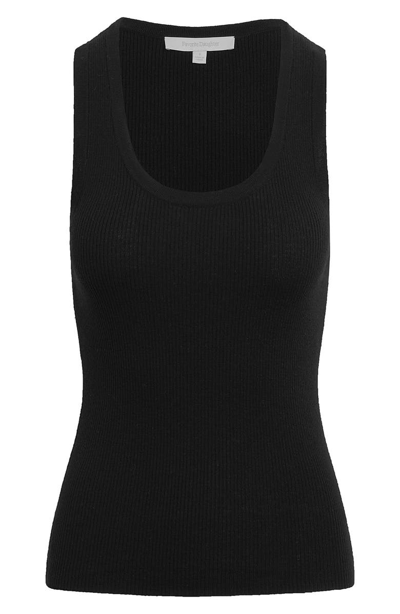 Favorite Daughter The Take It Easy Merino Wool Rib Tank, Alternate, color,