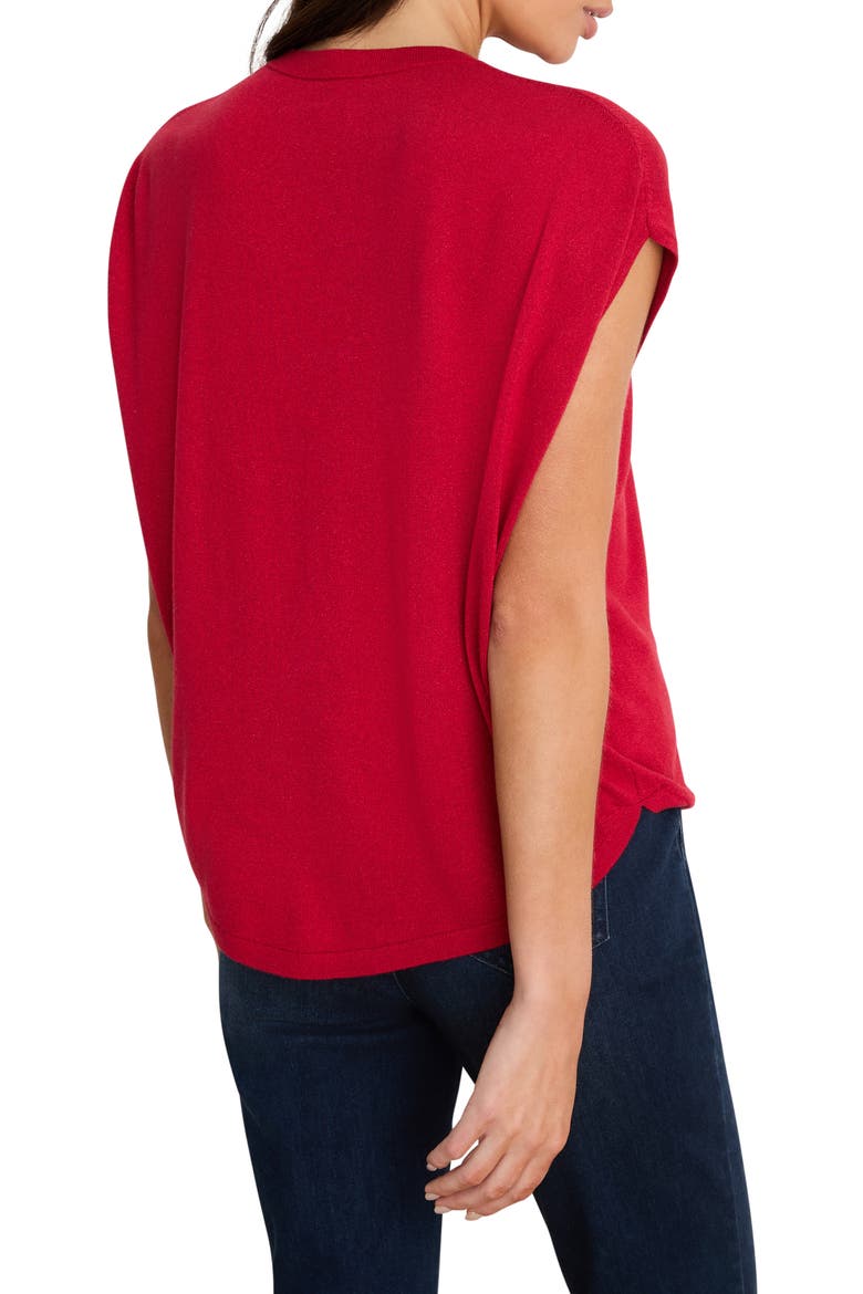 Cocoon Sweater, Alternate, color, TRUE RED