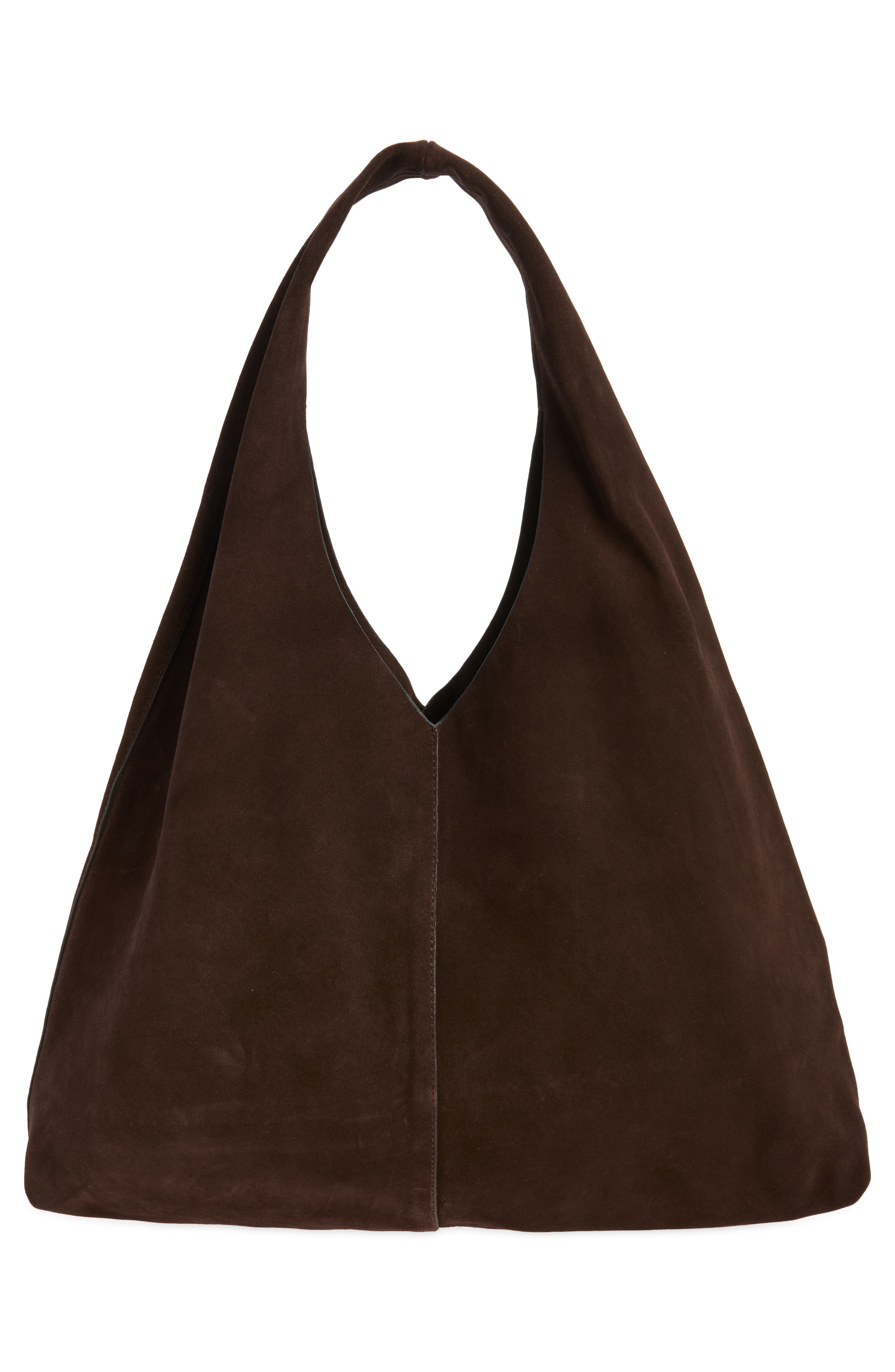 Joel Suede Shoulder Bag, Alternate, color, CHOCOLATE