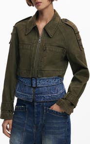 Desigual Mixed Media Jacket