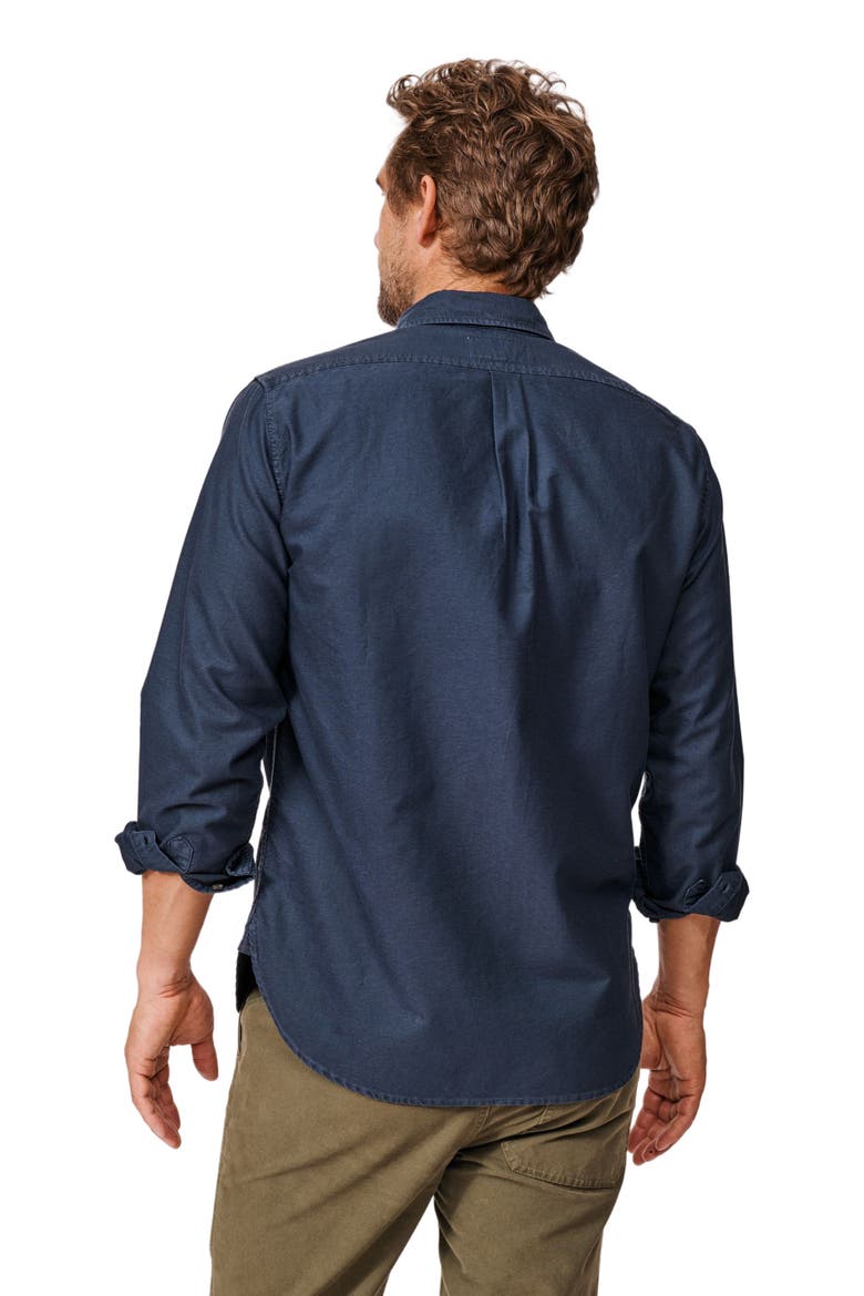 Aldridge Oxford Button Down Shirt, Alternate, color, Navy