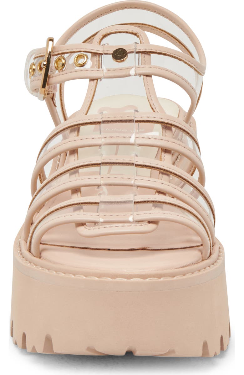 Dolce Vita Latice Strappy Sandal, Alternate, color, Crystal Vinyl