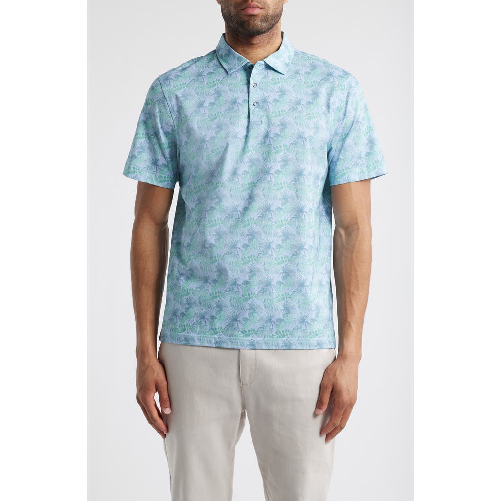 Bugatchi Victor Ooohcotton® Leaf Print Polo