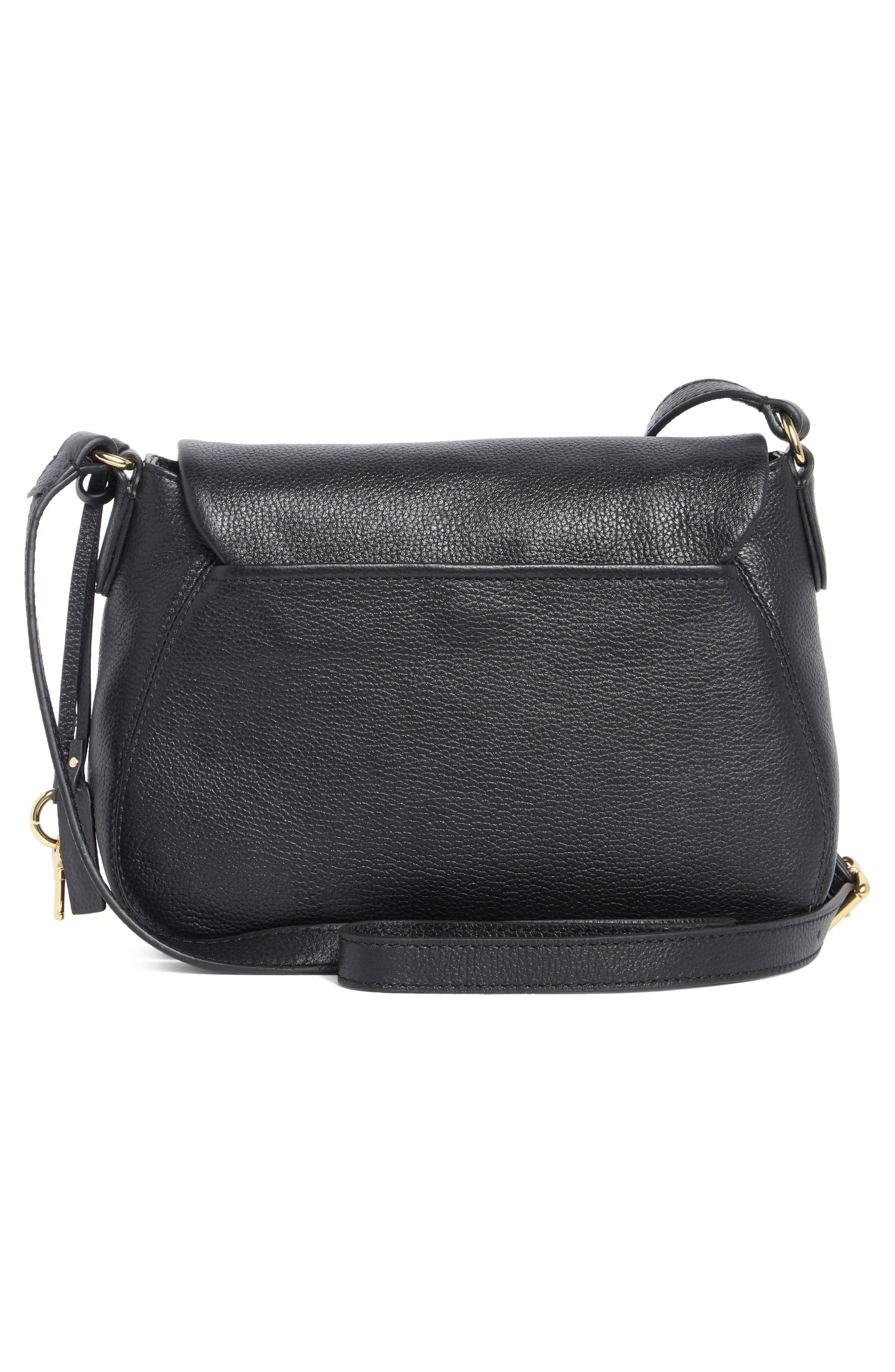 AIMEE Cannes Flap Crossbody Bag, Alternate, color, Black