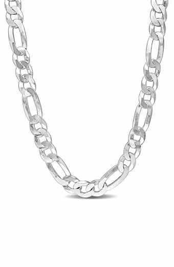 DELMAR Men's Figaro Chain Necklace