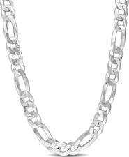DELMAR Men's Figaro Chain Necklace