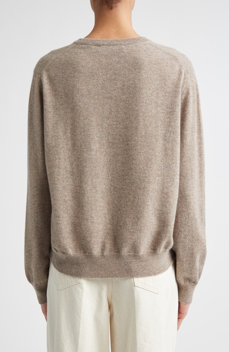 Johnstons of Elgin Lunan Cashmere V-Neck Sweater, Alternate, color, Ash