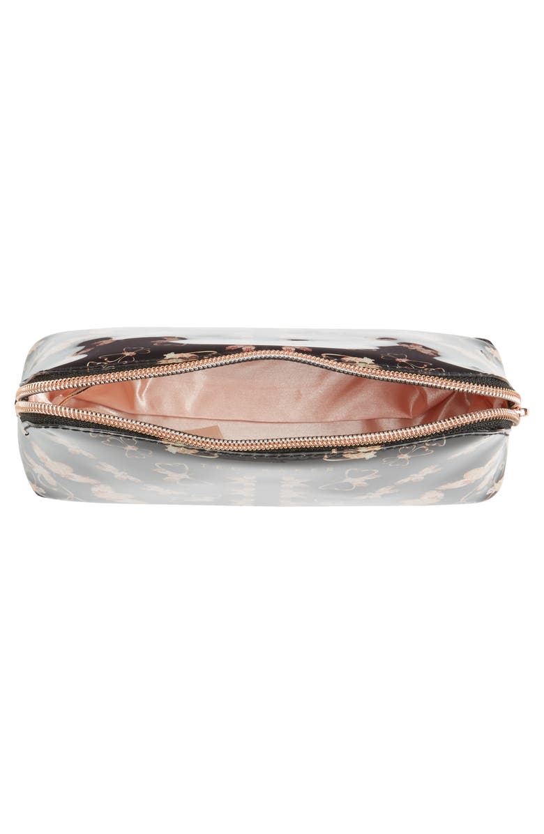 Ted Baker London Mellow Queen Bee Cosmetics Case, Alternate, color, 