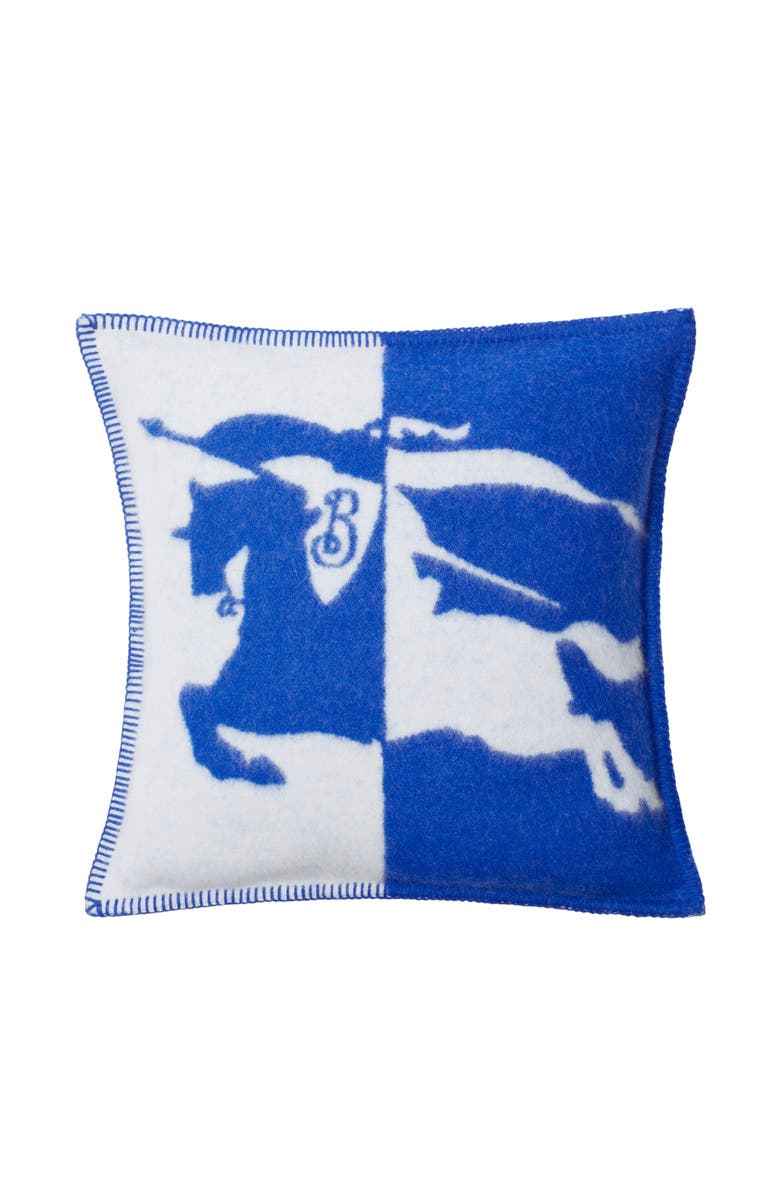 Burberry EKD Wool Cushion, Main, color, Knight