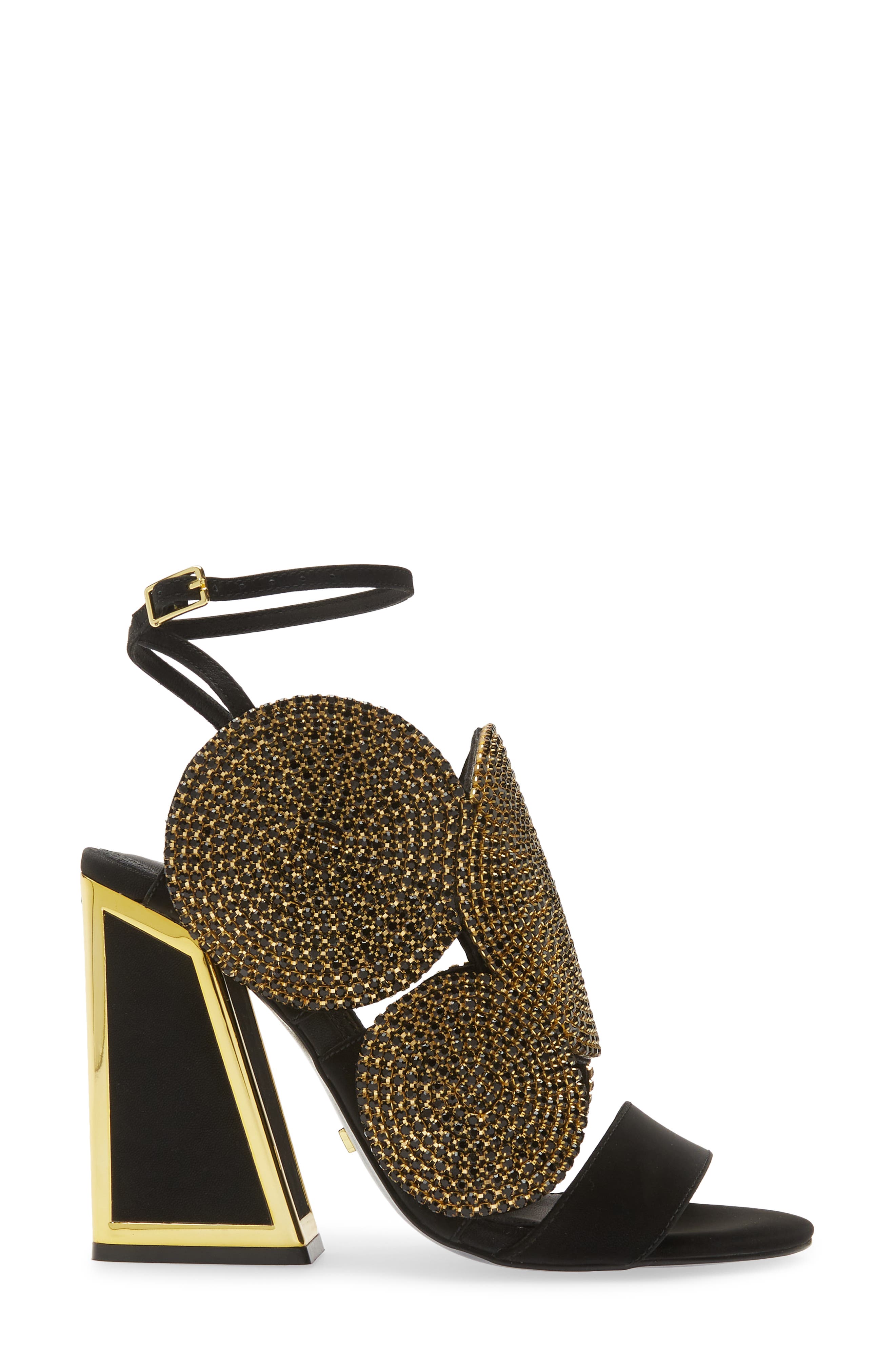 KAT MACONIE Frida Crystal Medallion Ankle Strap Sandal, Alternate, color, 