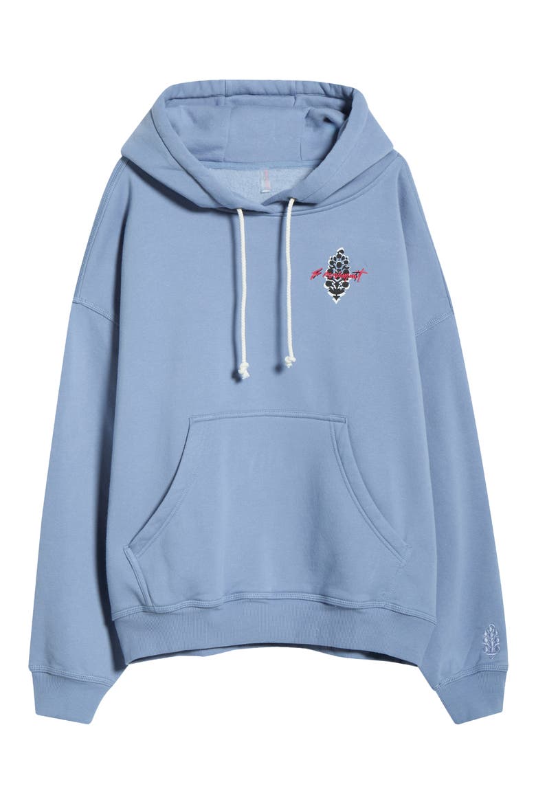 FP Movement Final Call Graphic Hoodie, Main, color, DARK SLATE COMBO