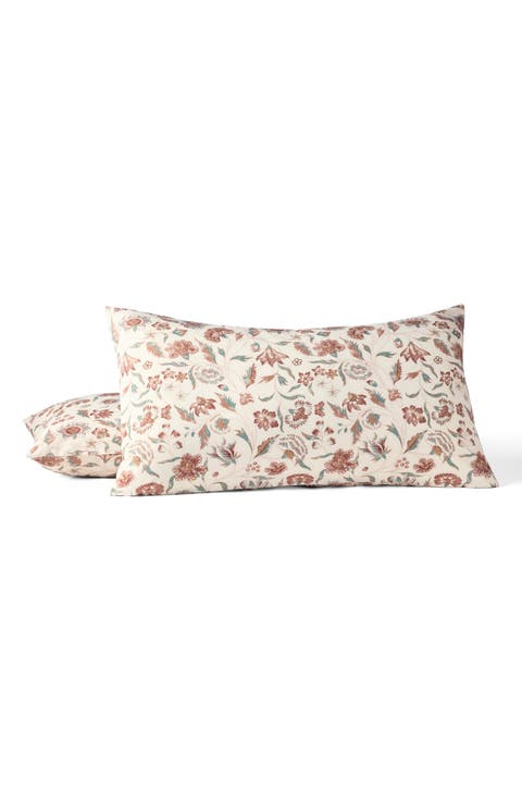 Viola Print Organic Cotton Sham