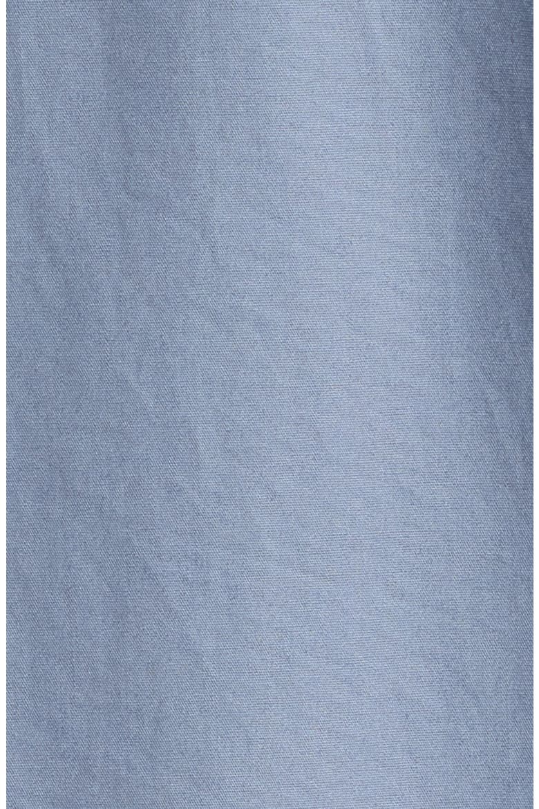 Kendry Cotton Poplin Camp Shirt, Alternate, color, SHADY BLUE / WHITE