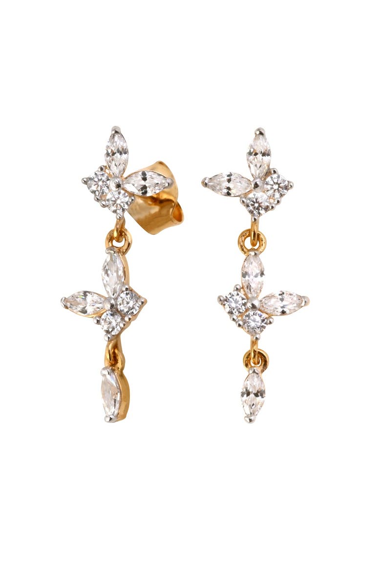 Arte Nova Jewellery Pendente Earrings, Main, color, Gold 19,2K