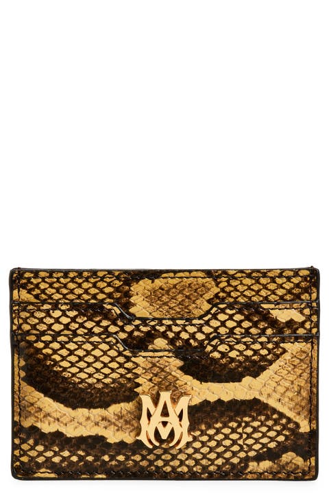 Python Embossed Card Holder