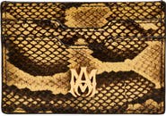 AMIRI Python Embossed Card Holder