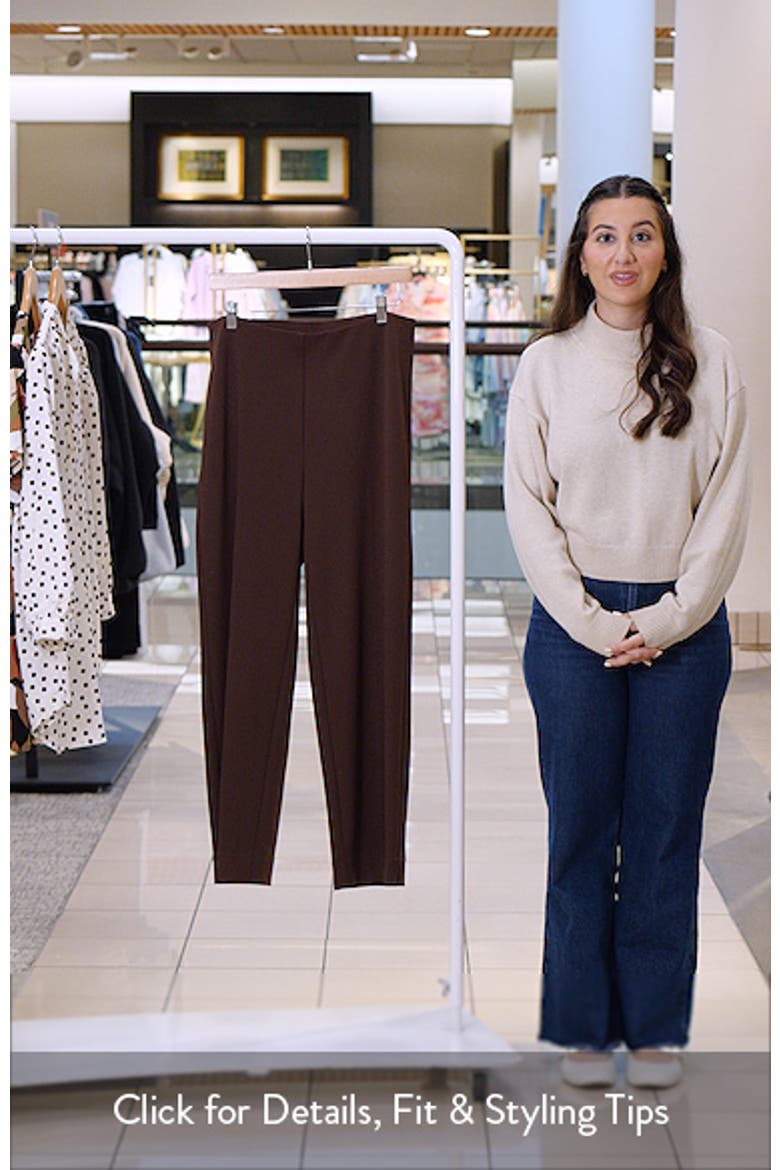 Hollywood Waist Straight Leg Ankle Pull-On Pants video