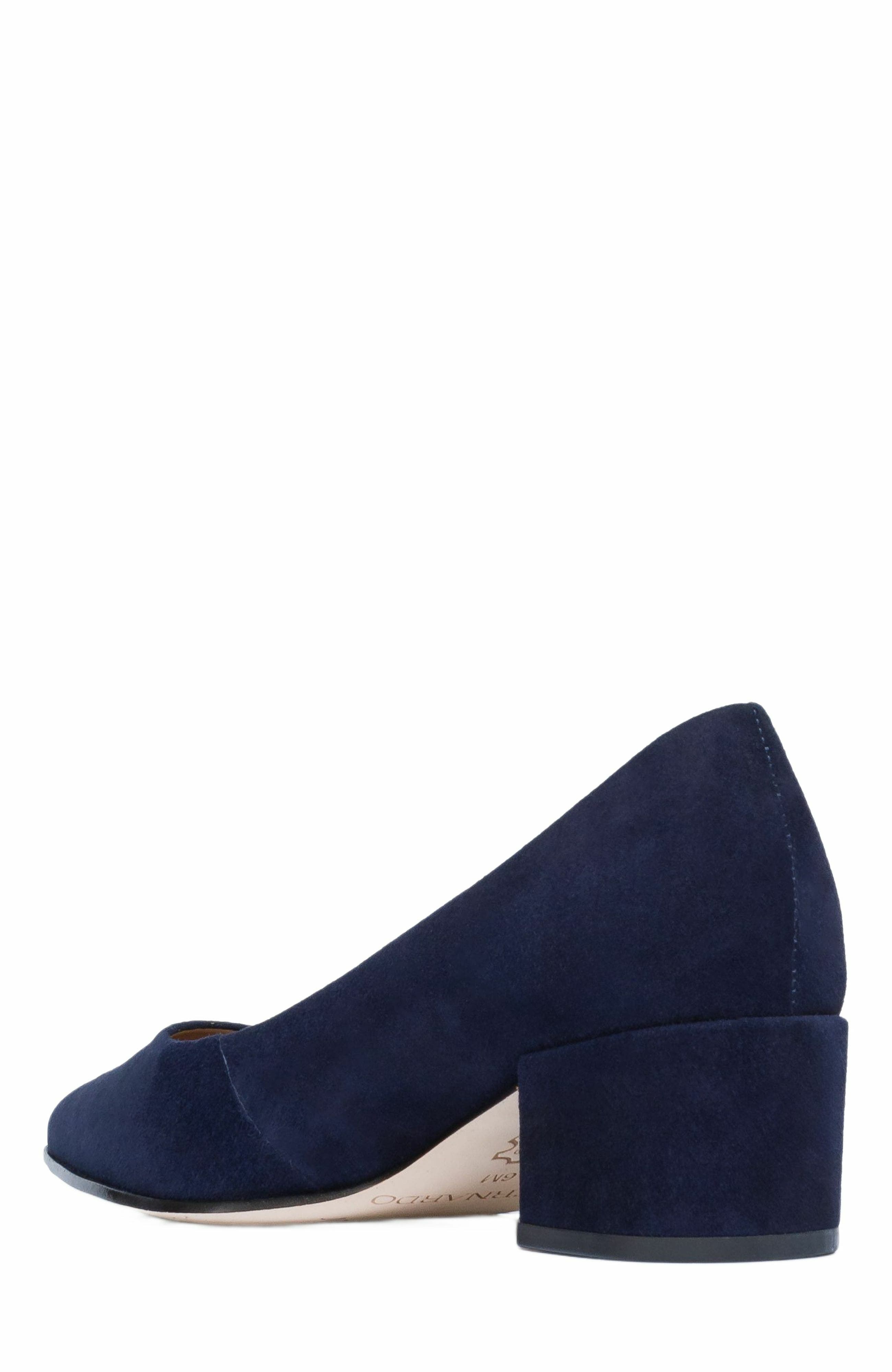 Millie Block Heel Pump, Alternate, color, DARK NAVY